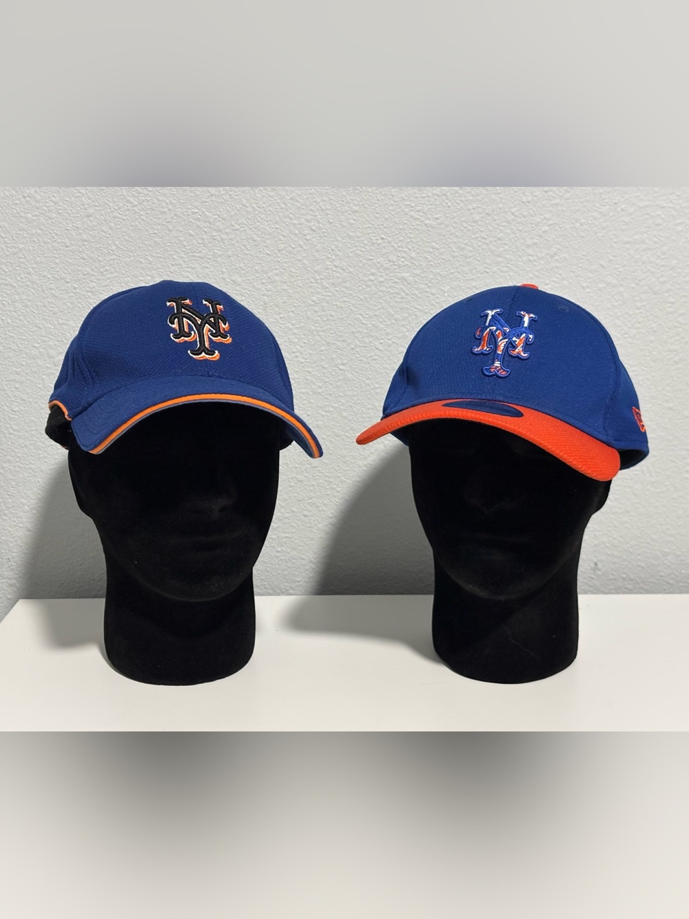 New York Mets Blue & Orange Baseball Cap Superfan Bundle